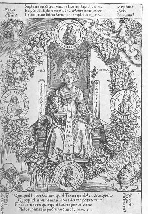 Sophia; Woodcut by A Durer