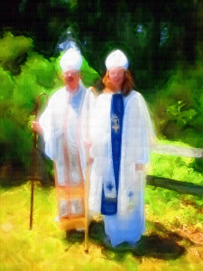 Archbishop Christian-Thomas Umberger and Bishop Sophia-Katarina (Katia Romanoff)tia Romanoff)
